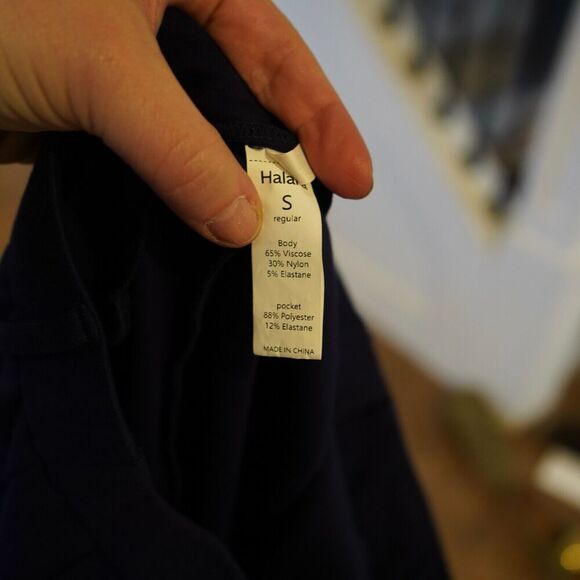 Blue‎ size S Halara Flex High Waisted Zipper Side Pocket Straight Leg Work Pants - Picture 4 of 6